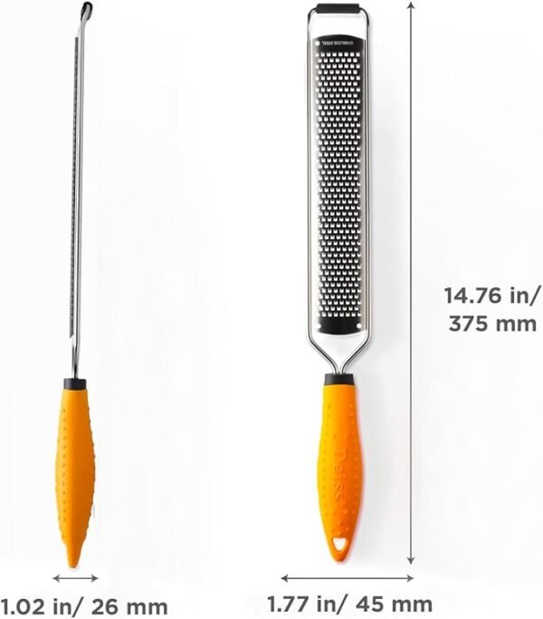 Deiss PRO Lemon Zester & Stainless Steel Cheese Grater