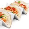 Stainless Steel Taco Holders Rack – 4 Pack Taco Stand