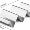 Stainless Steel Taco Holders Rack – 4 Pack Taco Stand