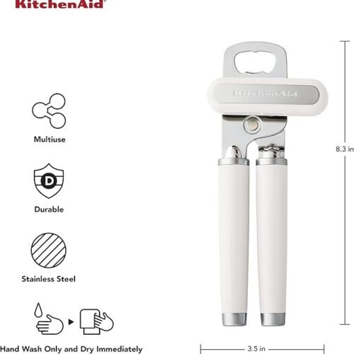 KitchenAid Classic Can & Bottle Opener – White