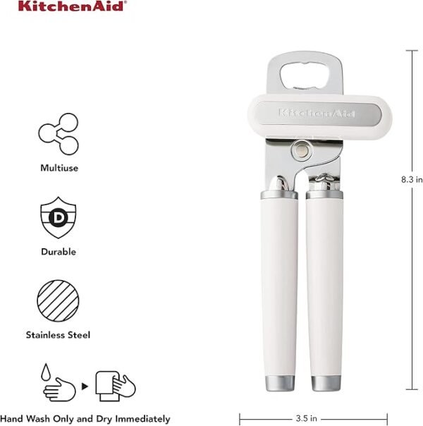 KitchenAid Classic Can & Bottle Opener – White