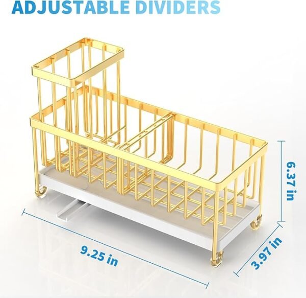 Cisily Stainless Steel Kitchen Sink Sponge Holder Organizer