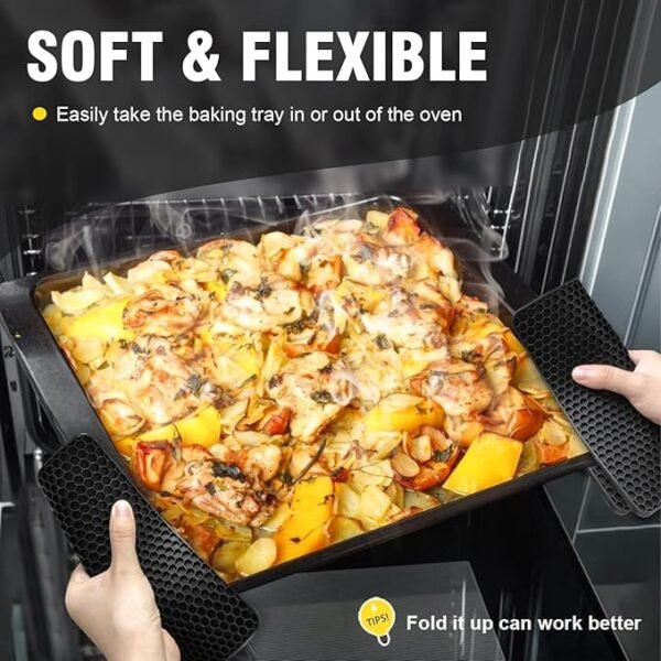 7123E7pskxL._AC_SX679_ Walfos 4-Pack Silicone Trivet Mats – Heat Resistant & Non-Slip