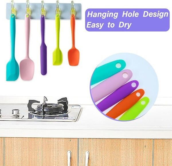 5-Piece Silicone Spatula Set – Heat Resistant