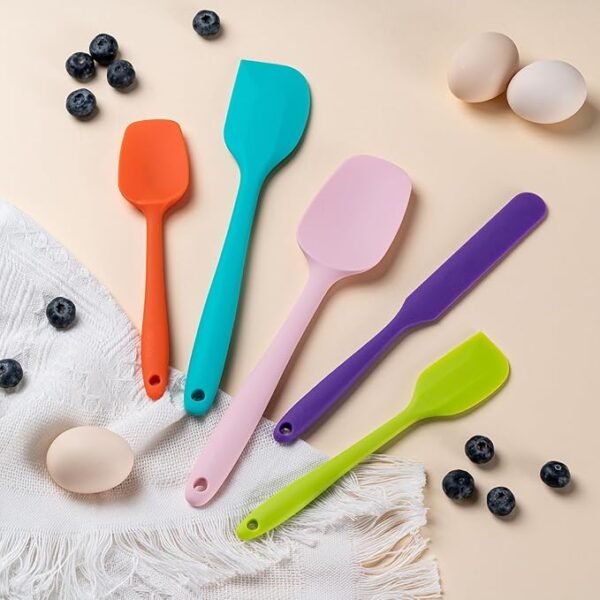 5-Piece Silicone Spatula Set – Heat Resistant