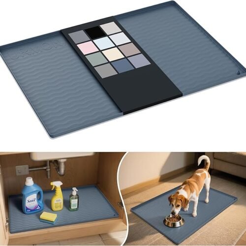 71UsueD3EbL._AC_SX679_ URMONA Waterproof Silicone Under Sink Mat – 31" x 22"