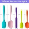 5-Piece Silicone Spatula Set – Heat Resistant
