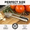 Premium Stainless Steel Garlic Press Set