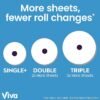 Viva Multi-Surface Cloth Paper Towels, 12 Triple Rolls