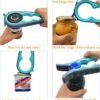 Multi-Purpose Jar & Bottle Opener for Weak Hands