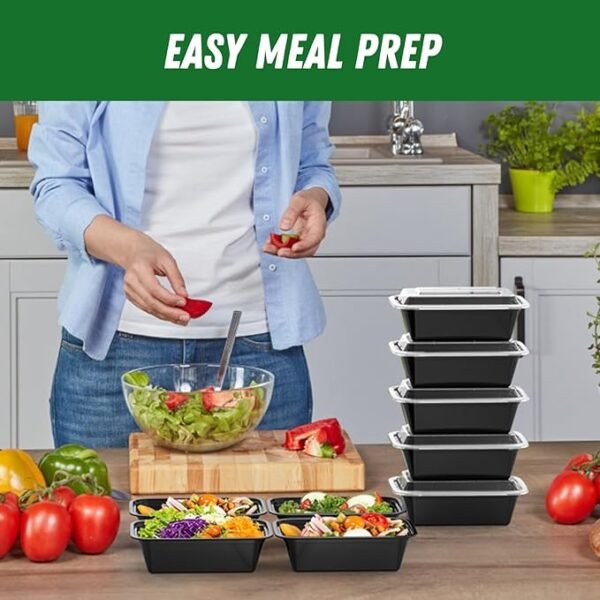 71yLDF6vICL._AC_SX679_ 24 oz Meal Prep Containers with Lids – 50 Pack Reusable