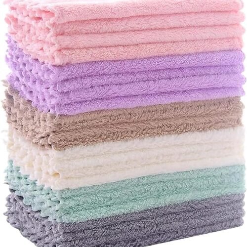 81-4zs-+aAL._AC_SX679_ 24-Pack Coral Fleece Dishcloths – Super Absorbent, Reusable