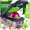 HomeHacks 12-in-1 Vegetable Chopper & Kitchen Gadget, Green