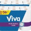 Viva Multi-Surface Cloth Paper Towels, 12 Triple Rolls