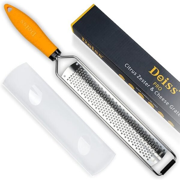 Deiss PRO Lemon Zester & Stainless Steel Cheese Grater