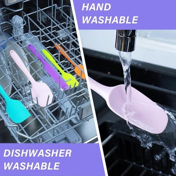 5-Piece Silicone Spatula Set – Heat Resistant