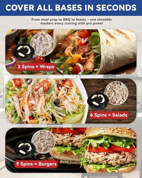 Hundop Manual Chicken Shredder Tool for Meat & Vegetables