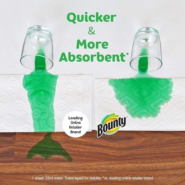 81vAcu+BnaL._AC_SX679_ Bounty Quick Size Paper Towels, 8 Family Rolls – White, 856 Sheets